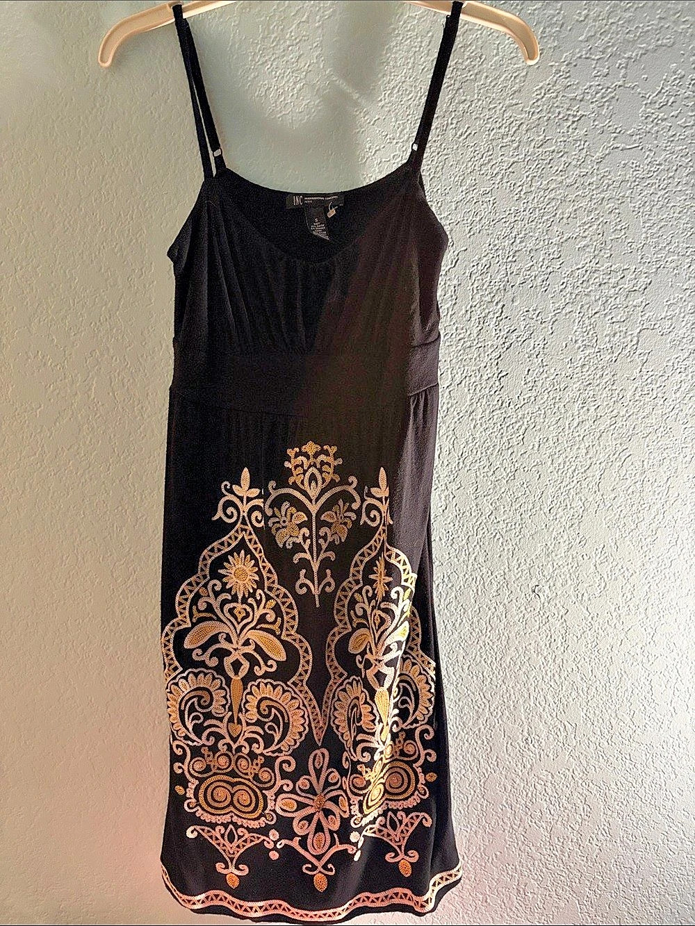 INC International Concepts Floral Embroidered Mini Dress Size Small